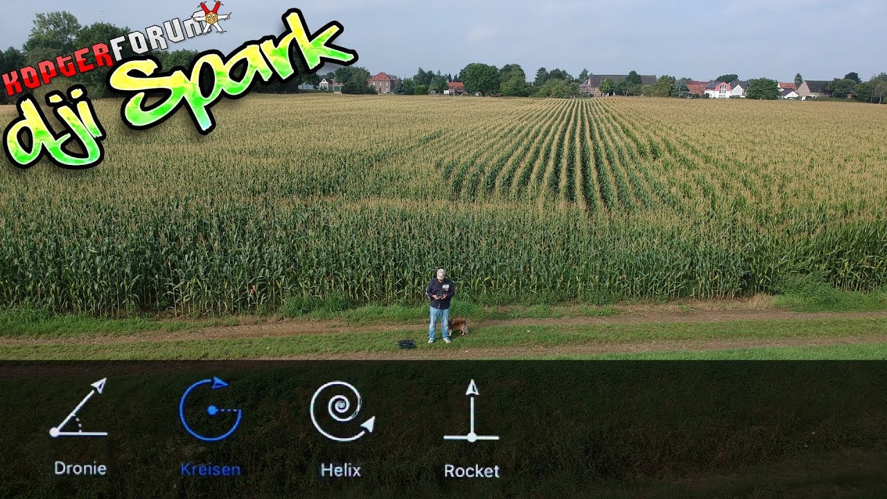 DJI Spark #14 - QuickShot - Dronie, Kreisen, Helix & Rocket  [deutsch/german]