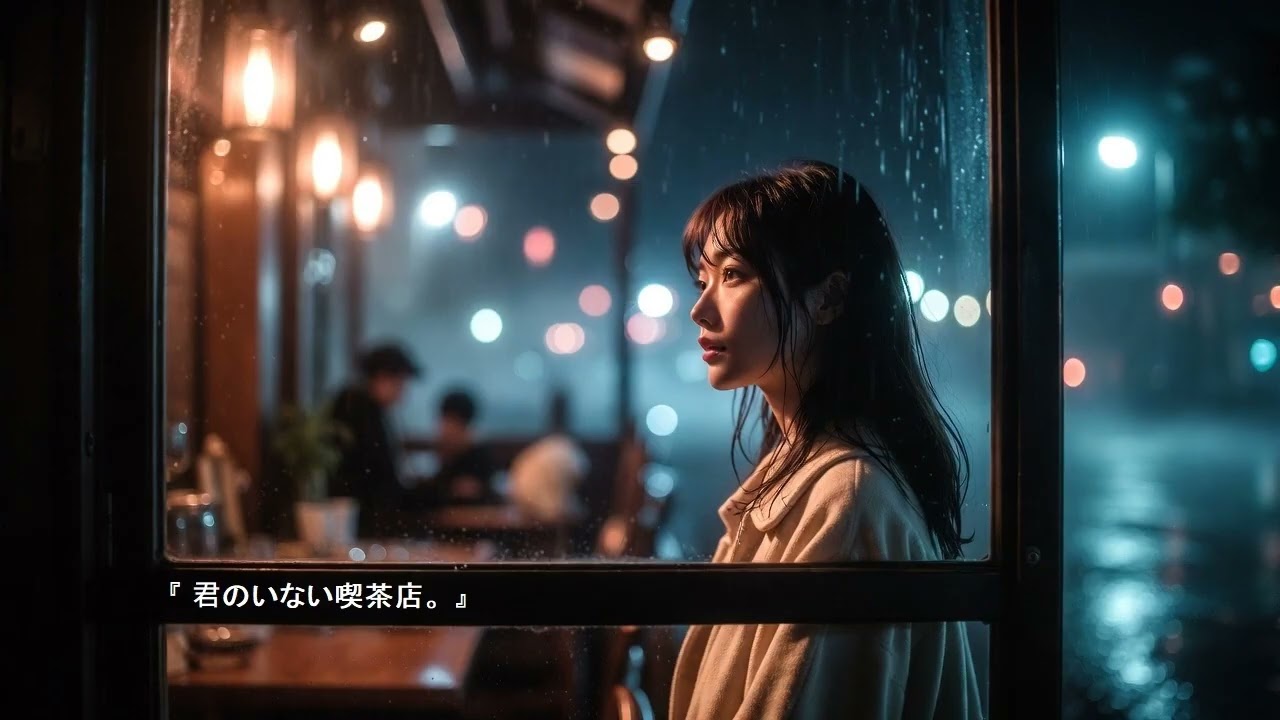 🎧『君のいない喫茶店.』静かな恋歌。深夜、ひとりで聴く音楽。Rain at the Old Café | A Quiet Love Ballad | Soft Female Vocal 20 MINS