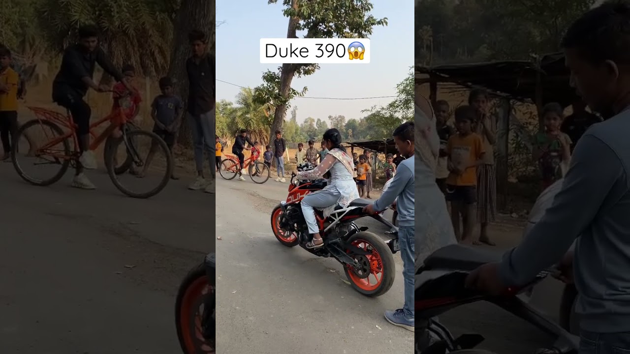 Girl ride the Duke 390