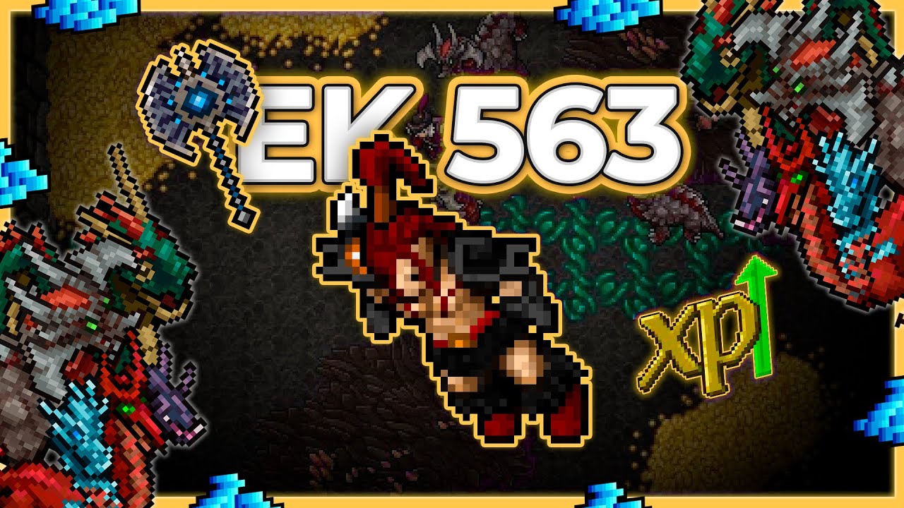 EK 563 Hunt x4 Nimmersatts Breeding Ground 9.1kk/h Raw raw + 2.1kk Profit - Tibia Hunt [15.10]