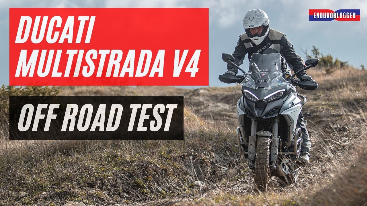 NEW DUCATI MULTISTRADA V4 OFF ROAD TEST