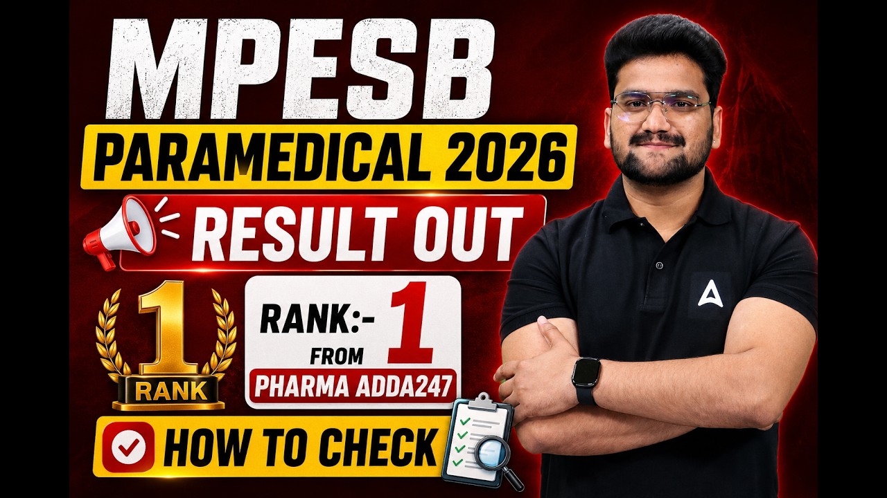 MP Group 5 Pharmacist Result 2026 OUT | MPESB Group 5 Paramedical Result 2026 | By Shubham Sir