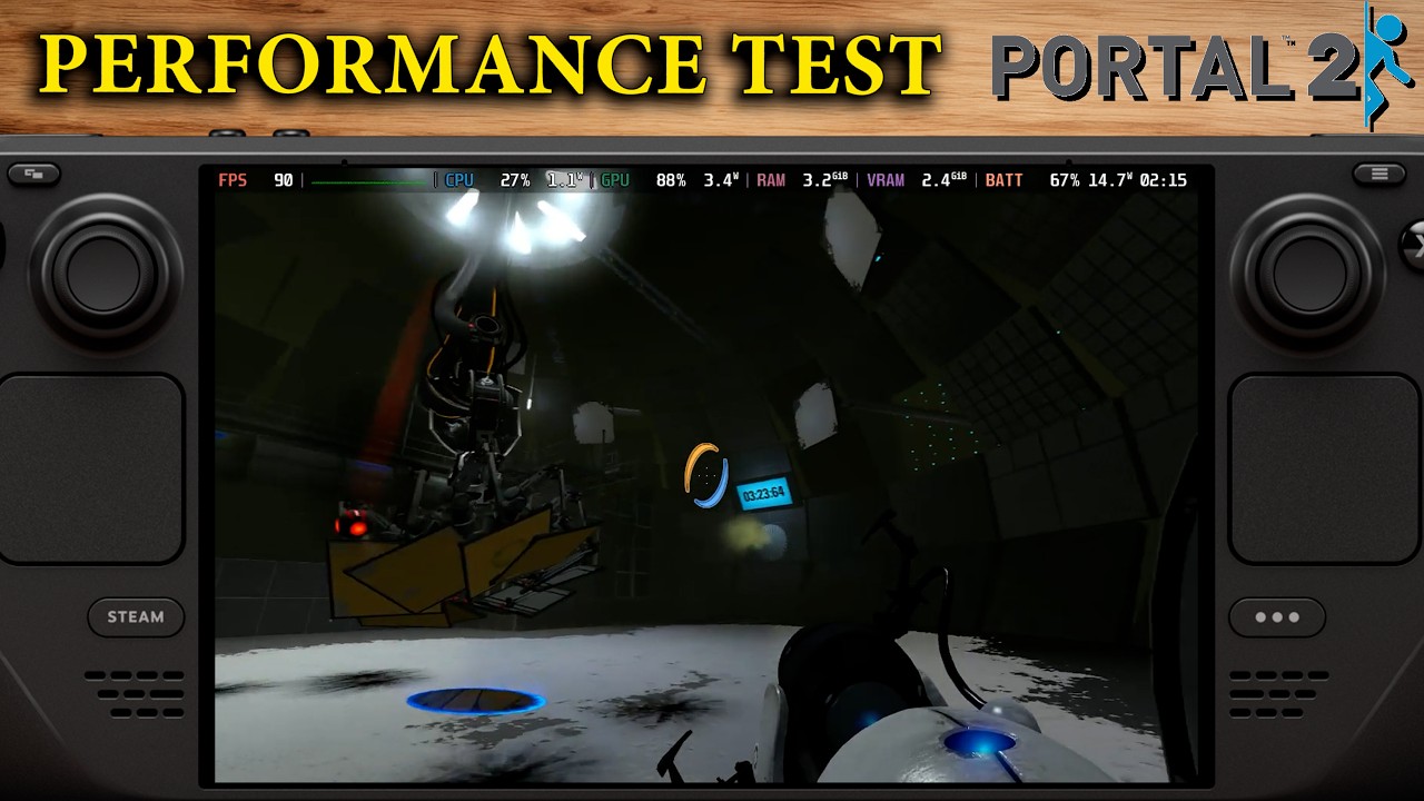 Portal 2 | Steam Deck (OLED) Performance Test | Benchmark