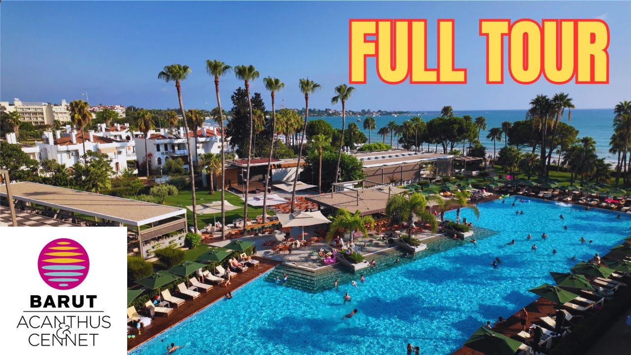 Barut Acanthus & Cennet – Full Hotel Walking Tour (5★ Luxury in Side, Turkey)