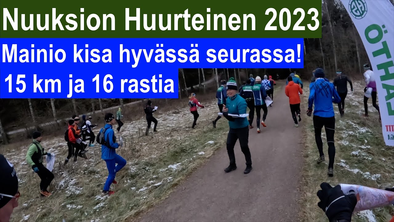 Nuuksion Huurteinen 2023 (reitti+selostus)