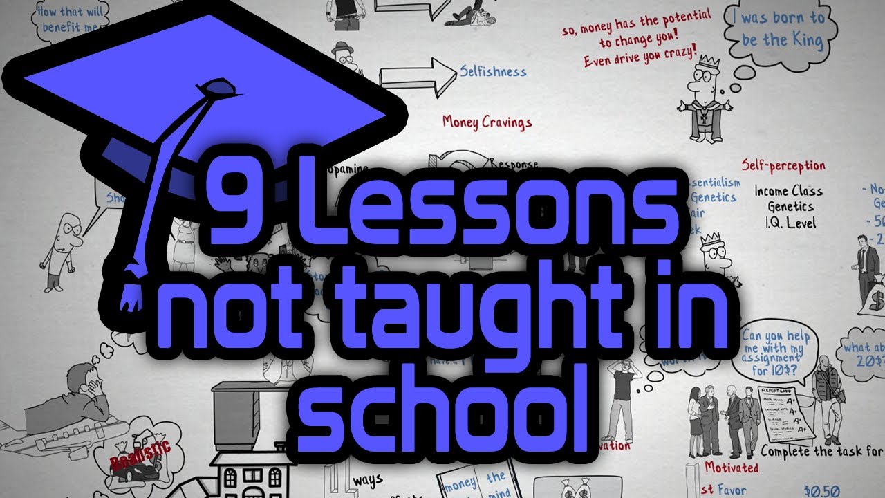 9 Lessons you didn't learn in School - Best Lessons from Self Improvement Books