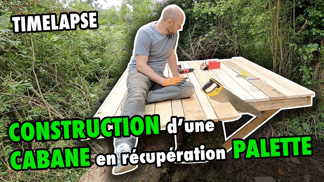Construire une cabane en palettes pour enfant - La Prairie du canal