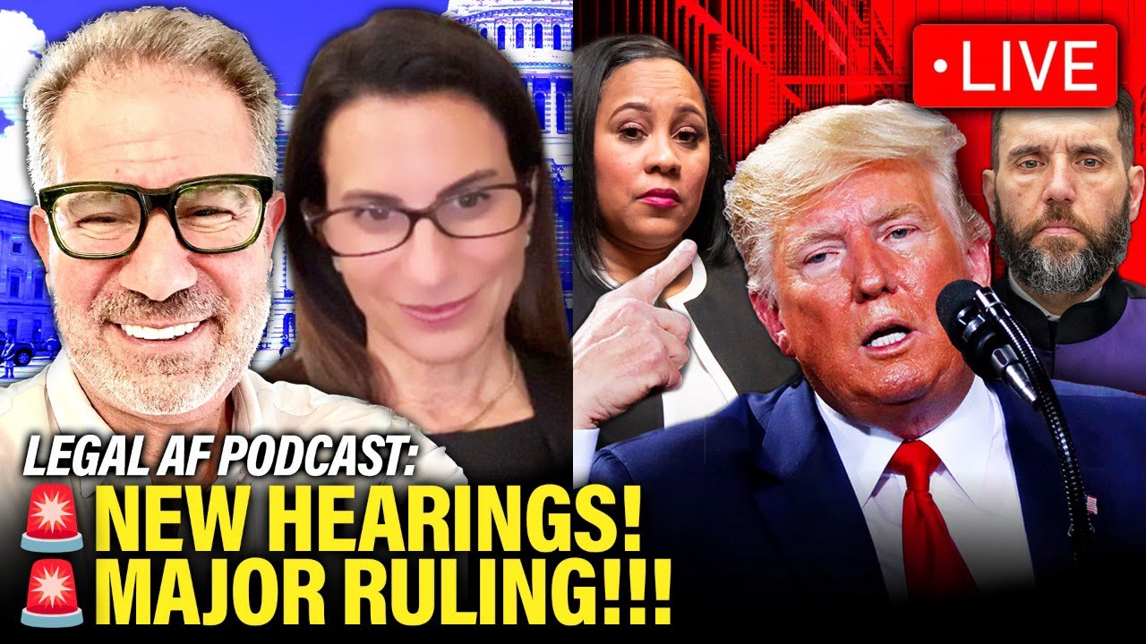 LIVE: Trump CAN’T HANDLE the HEAT from Prosecutors as he continues to SPIRAL | Legal AF