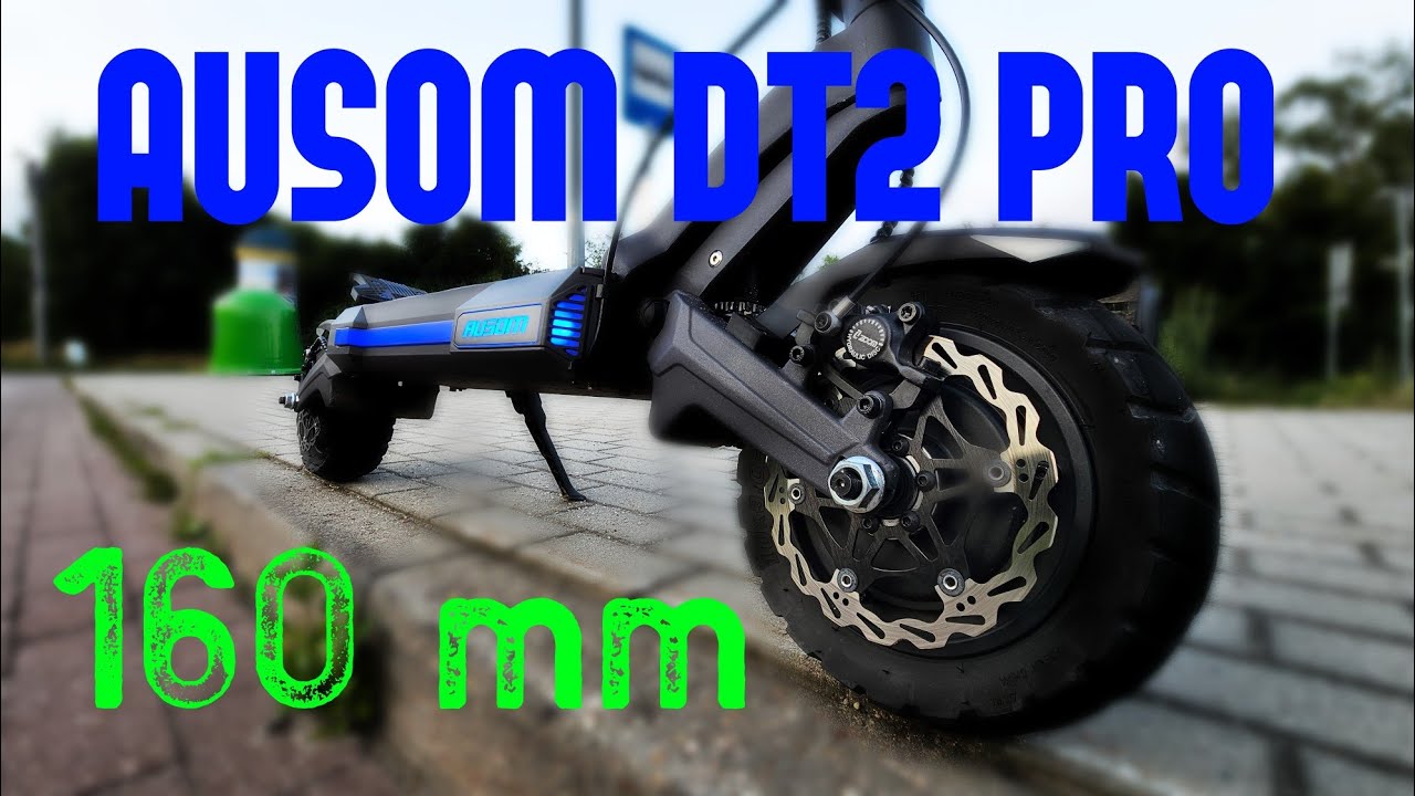 AUSOM DT2 PRO replacing the brake discs with 160mm BUCKLOS