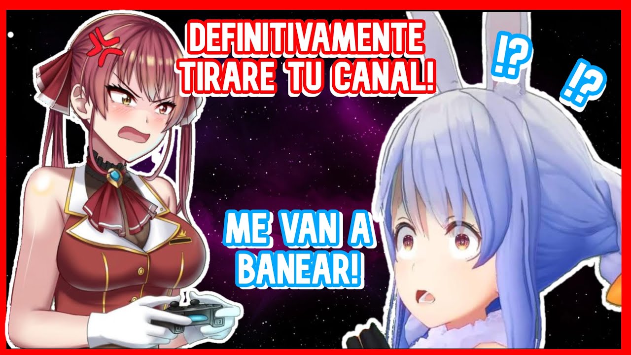 Pekora Regaña A Marine Por Gemir Demasiado En Su Canal... [Hololive Sub Español]