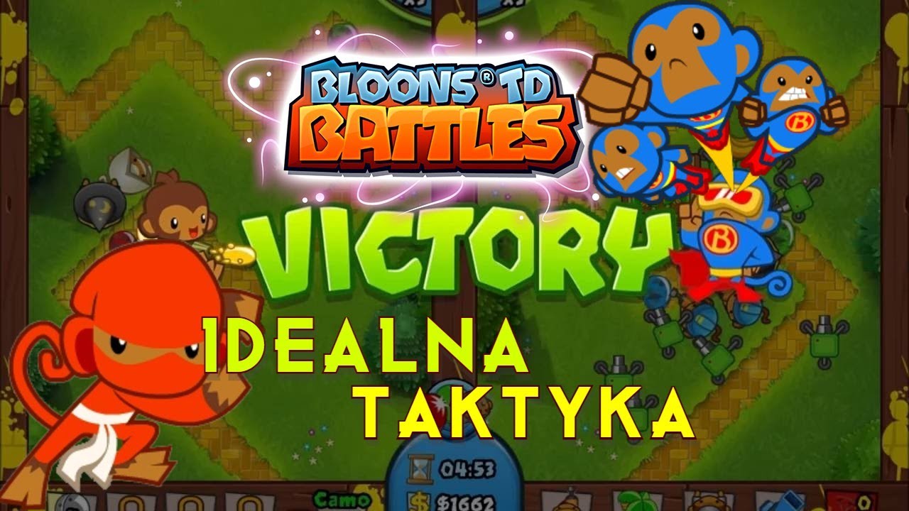 IDEALNA TAKTYKA. IDEALNE ZWYCIĘSTWO. | Bloons TD battles (PL) #2
