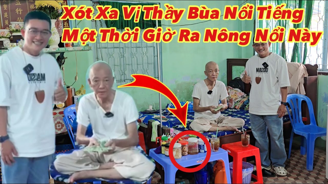 Kỳ lạ phát hiện vị thầy bùa nổi tiếng vang dội một thời giờ đây ra nông nổi này ai nhìn cũng xót xa