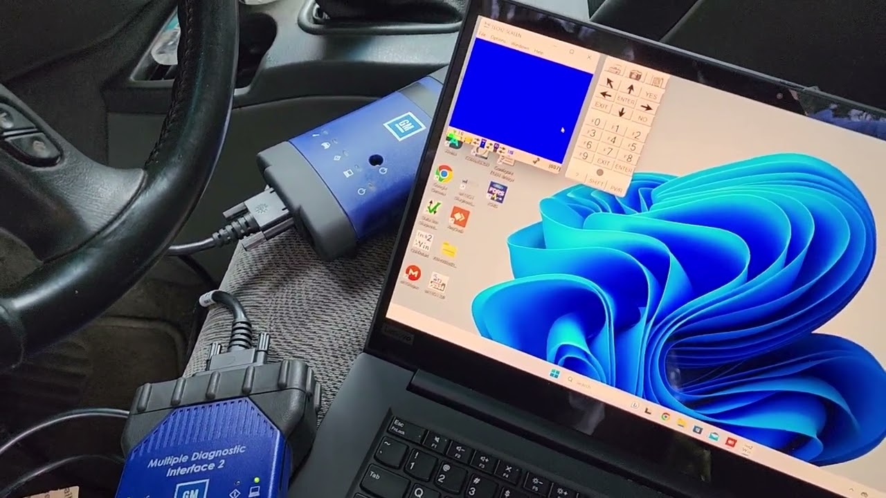 GM MDI 2 function test, working unit vs non-working unit.