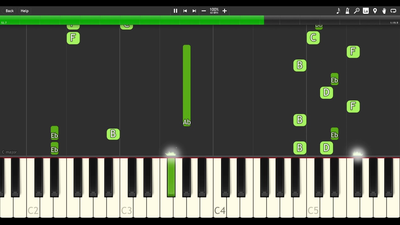 Kingdom Hearts_ Chain of Memories - Castle Oblivion - [Synthesia] Piano cover