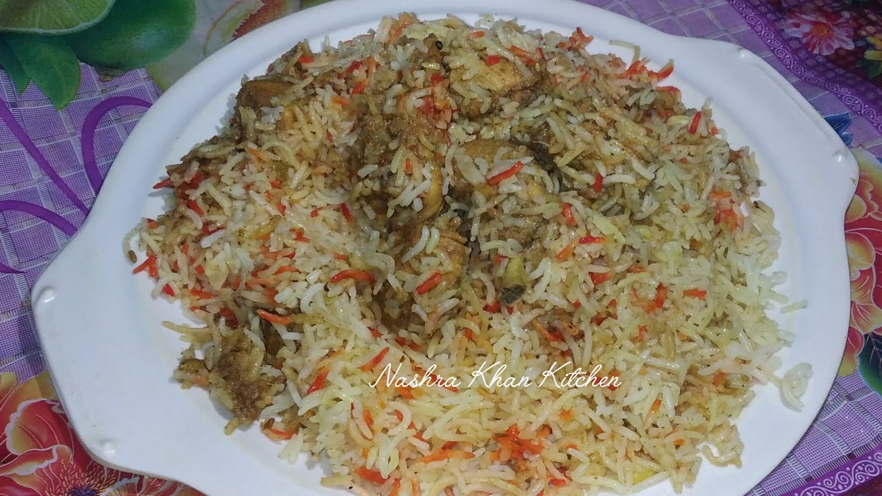 Muslim Style Chicken Biryani Recipe |Muslim Shadiyon wali chicken biryani recipe @NashraKhanKitchen