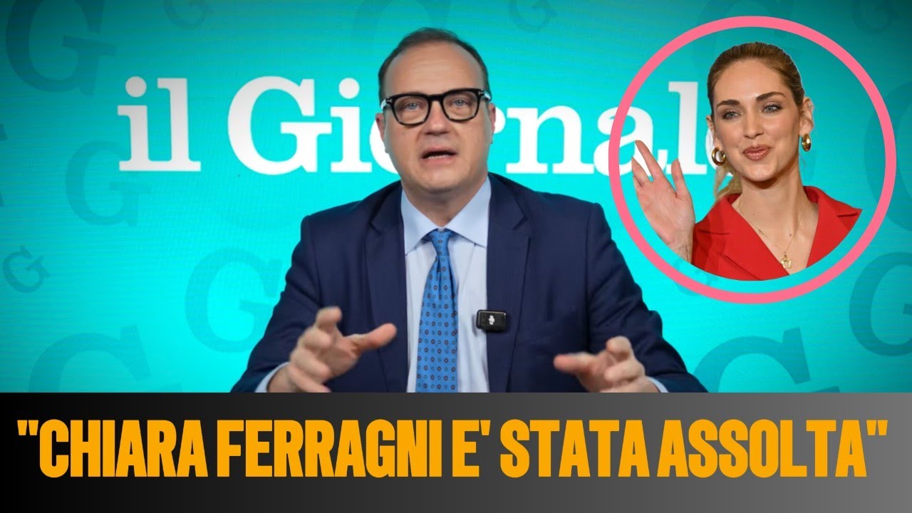 INCREDIBILE , CHIARA FERRAGNI E' STATA ASSOLTA. Il commento del Dir. Cerno.  👀