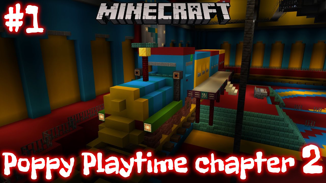 Poppy Playtime Chapter 2 (Part 1) The Game Station in Minecraft