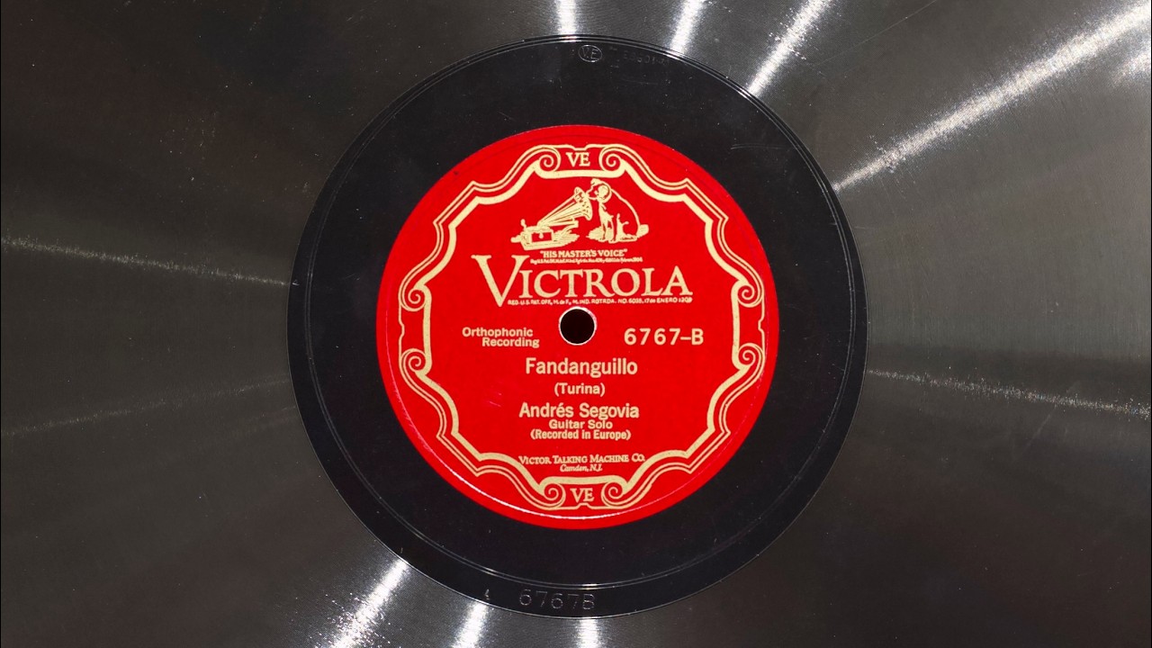 Fandanguillo • Andrés Segovia (EMG Mark Xb Oversize Gramophone)