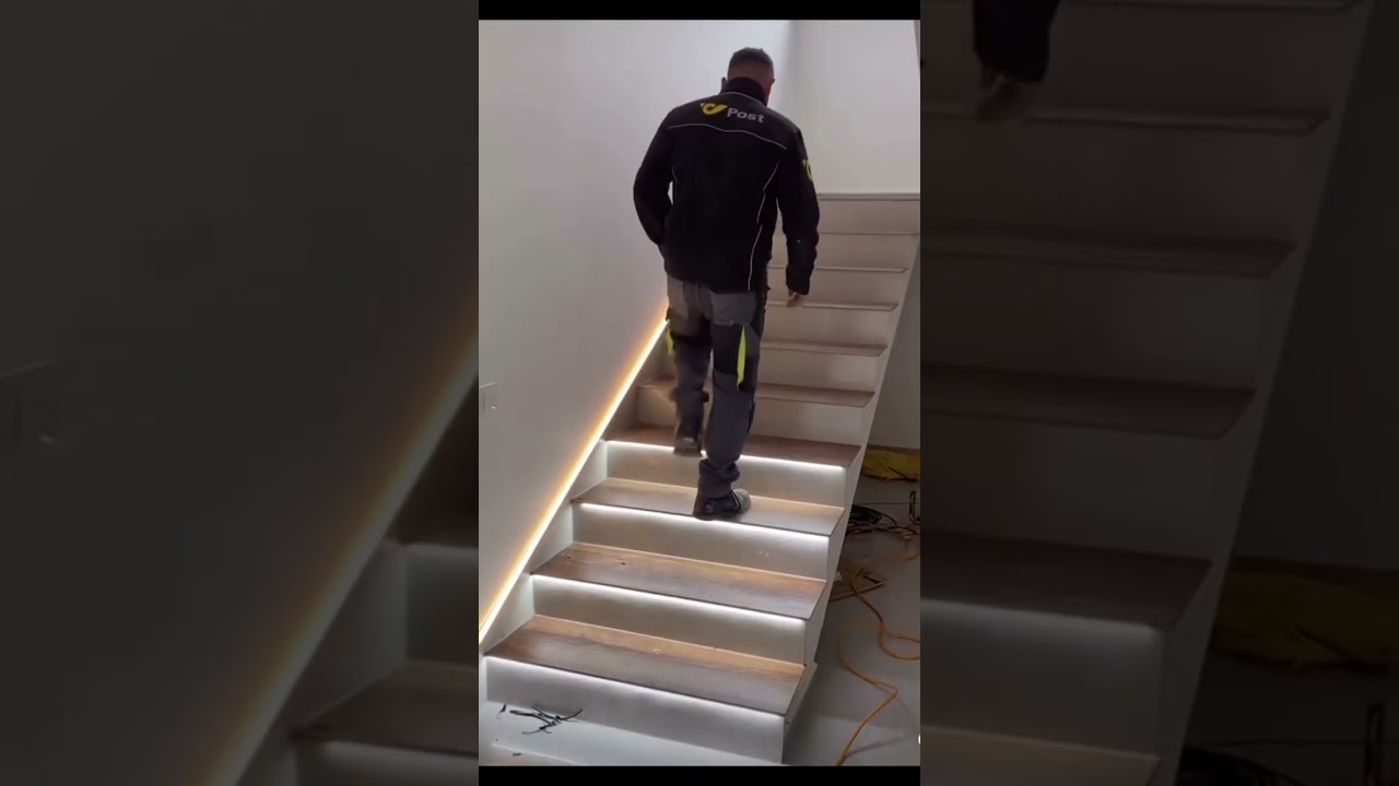 Stair lights sensor mode #lights #sensor #stairs
