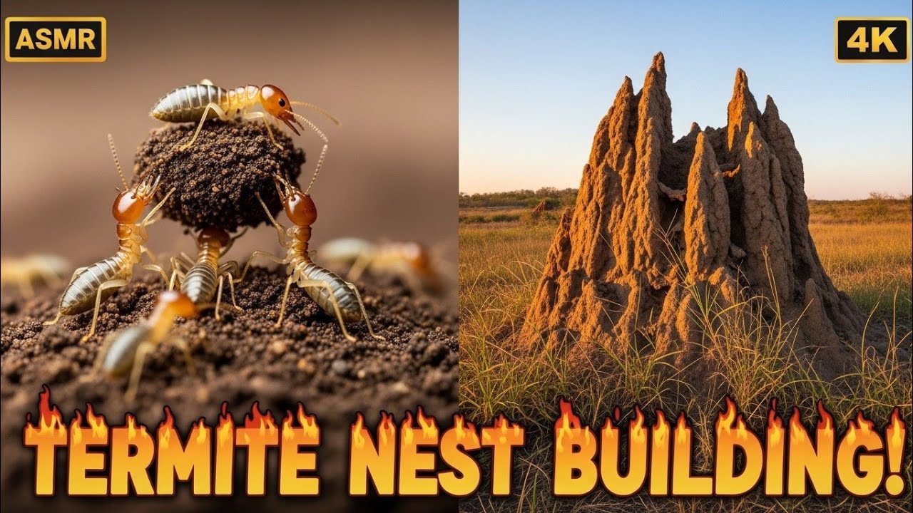 Whispers of Nature: Termite Nest Building in ASMR
