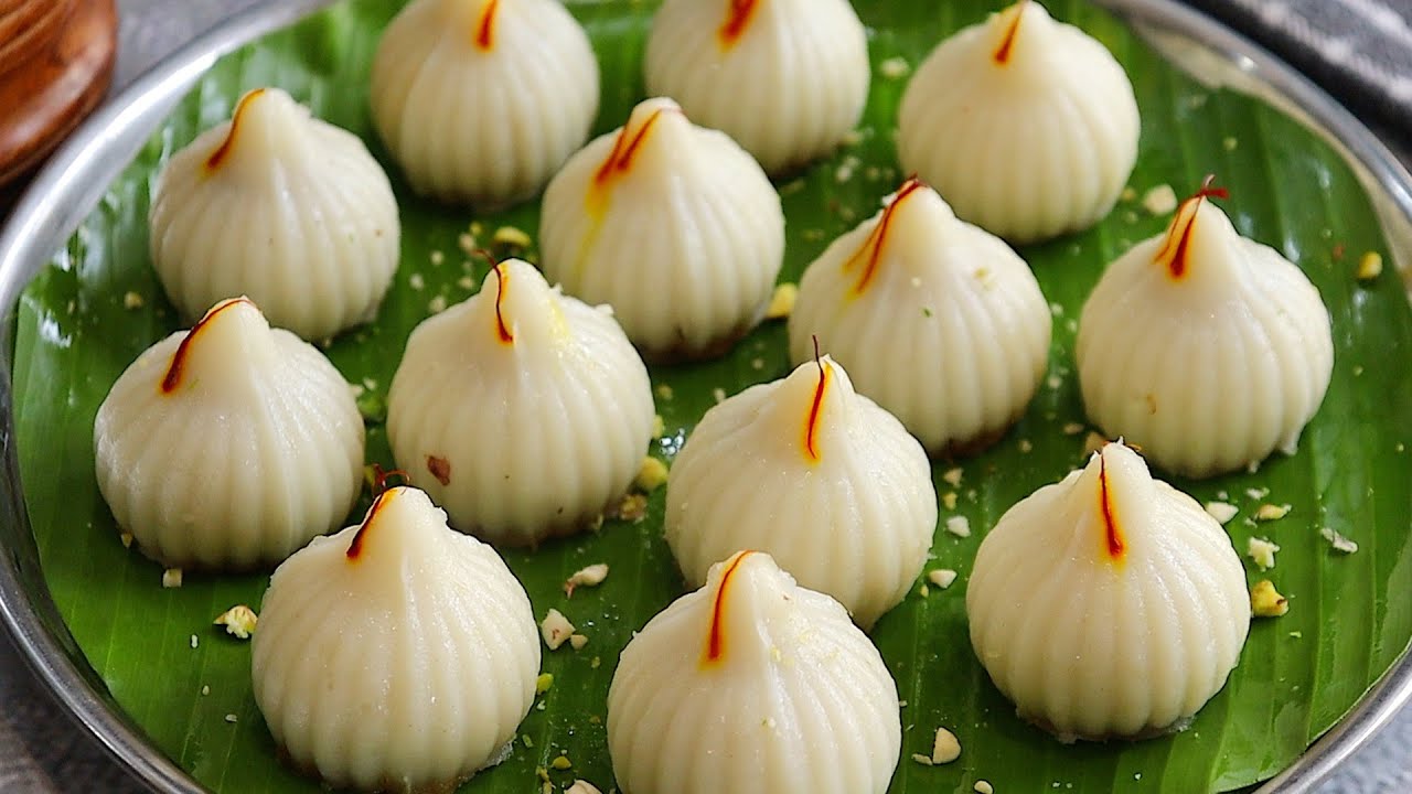 వినాయకుడికి ఇష్టమైన కొబ్బరి బెల్లం మోదకాలు😋 Ganesh Chaturthi Sweet Modak👌 Modakalu Recipe In Telugu
