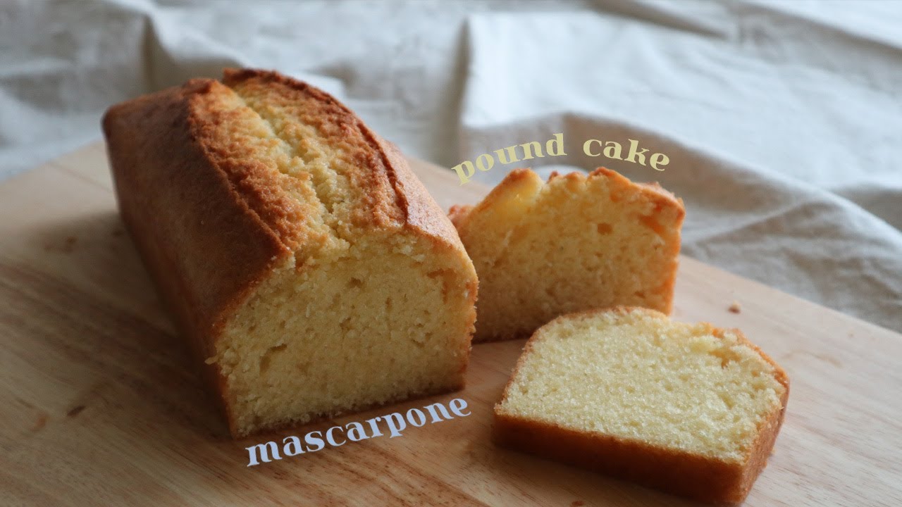 마스카포네 파운드 케이크 만들기! Mascarpone pound cake