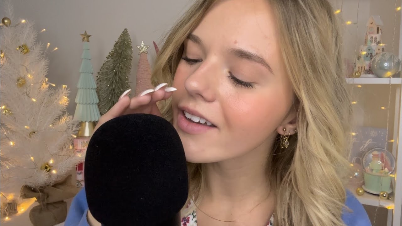 ASMR For Charity 🔔 Holiday Themed Trigger Words (up-close whispers)