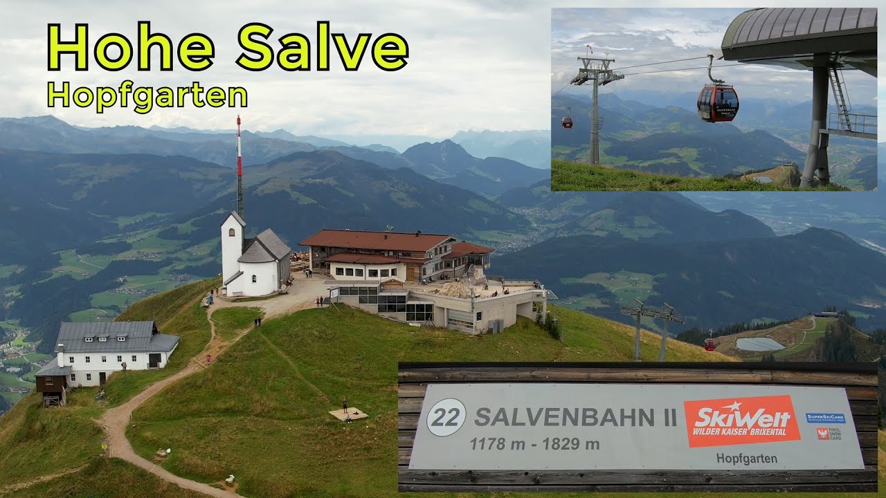 Kabelbaan Hohe Salve Tirol Oostenrijk september 2022