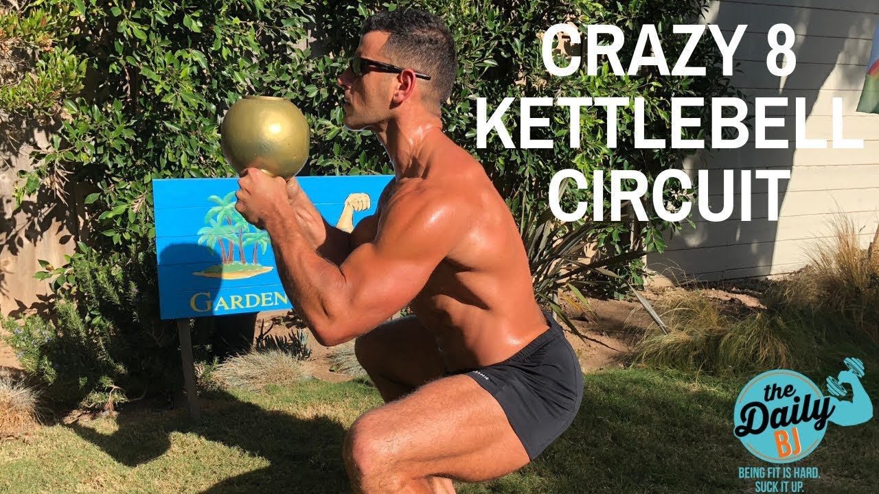 😱CRAZY 8 KETTLEBELL CIRCUIT | BJ Gaddour Kettlebells Workout