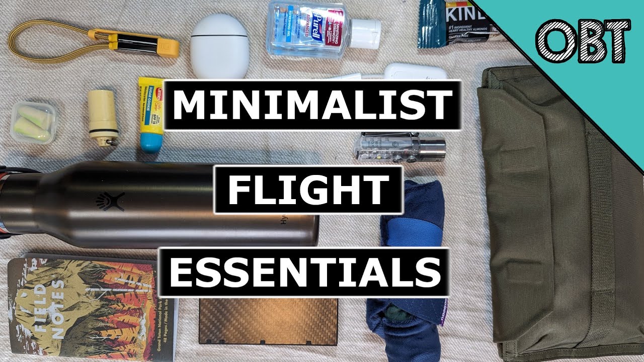 Essential Minimalist Gear for Short and Long Flights (Minimalist Flight Essentials)