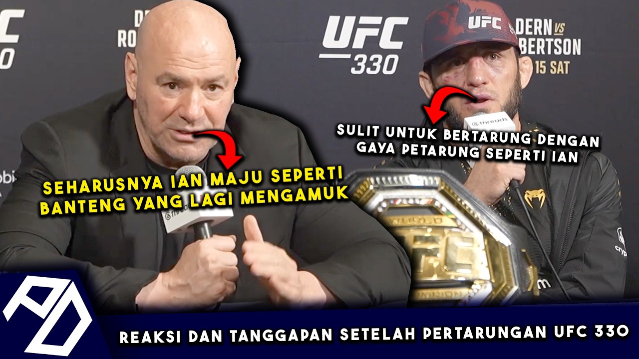 DANA WHITE KECEWA DENGAN IAN GARRY & PERNYATAAN MAKHACHEV UNTUK GAYA BERTARUNG IAN GARRY [SUB INDO]