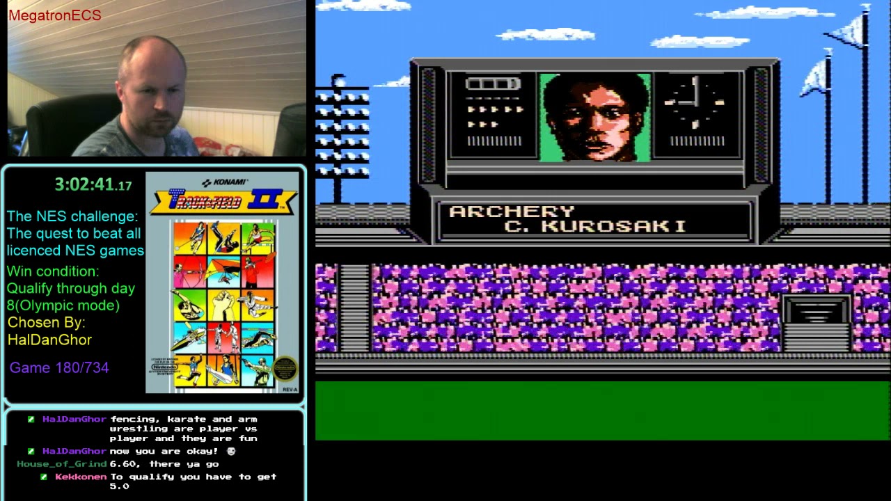 NES Challenge: Game #180: Track & Field 2(part 2)
