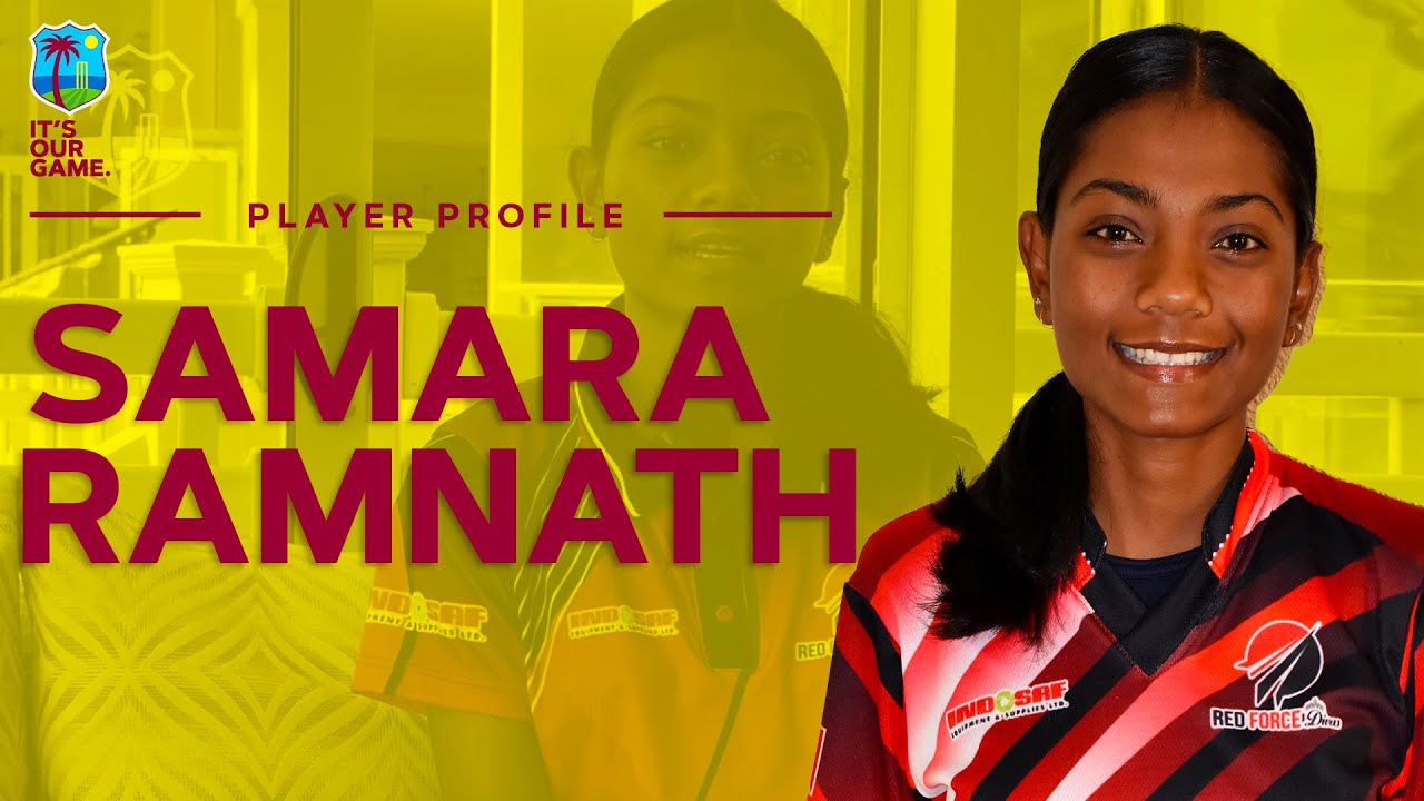 🌟 The 15-Years-Old All-Rounder! | Samara Ramnath Player Profile | T&T Red Force Divas