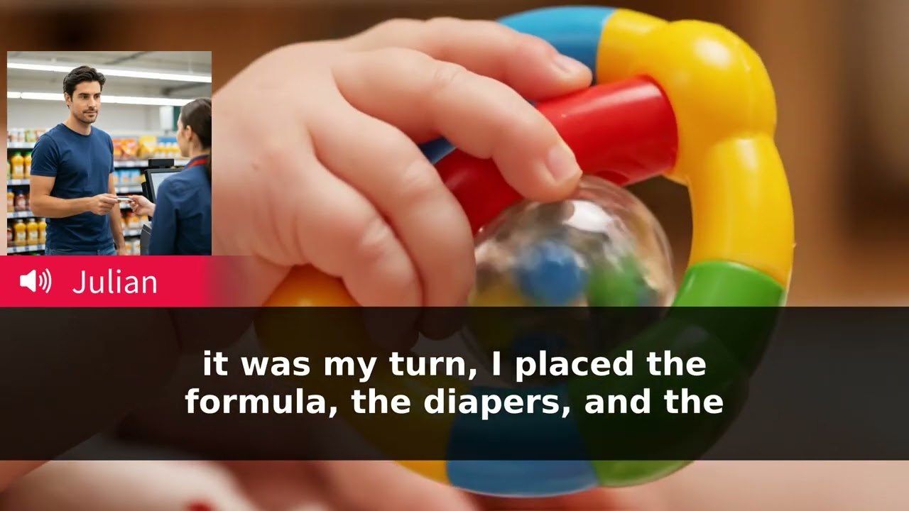Why did the stranger buy the baby formula?