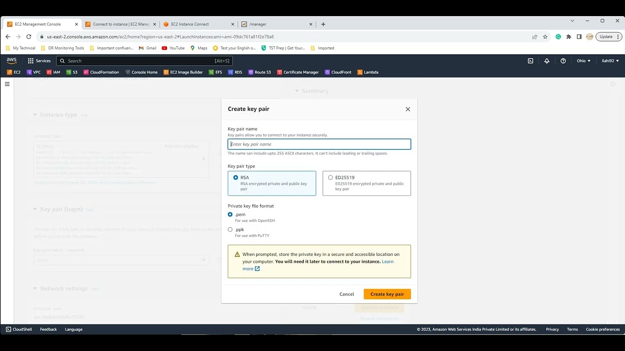 Launch instance from AMI