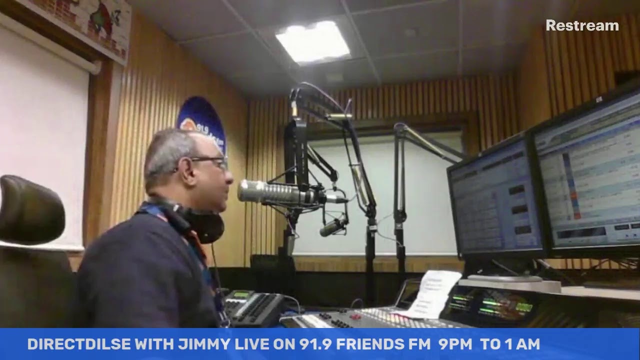 DIRECT DIL SE WITH LIVE JIMMY ON 91.9 FRIENDS FM - 9PM TO 1AM