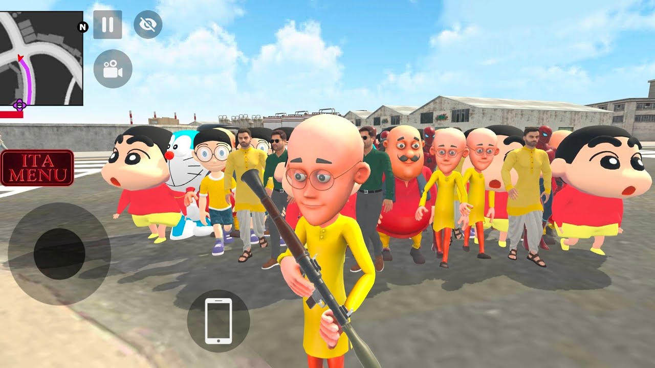 “Motu Ka Rescue Mission 🚓➡️🚗 | Patlu Gang vs Police | Car Modify Action” indian theft auto simulator