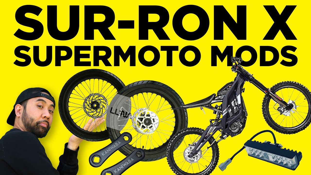 2021 Sur-Ron X Super Moto First Mods | RunPlayBack