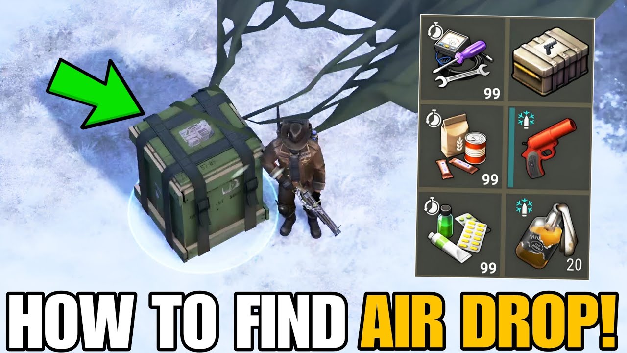 HOW TO FIND AIR DROP IN SCOUTING LOCATION! - WHAT CAN YOU GET? - Last Day on Earth: Survival