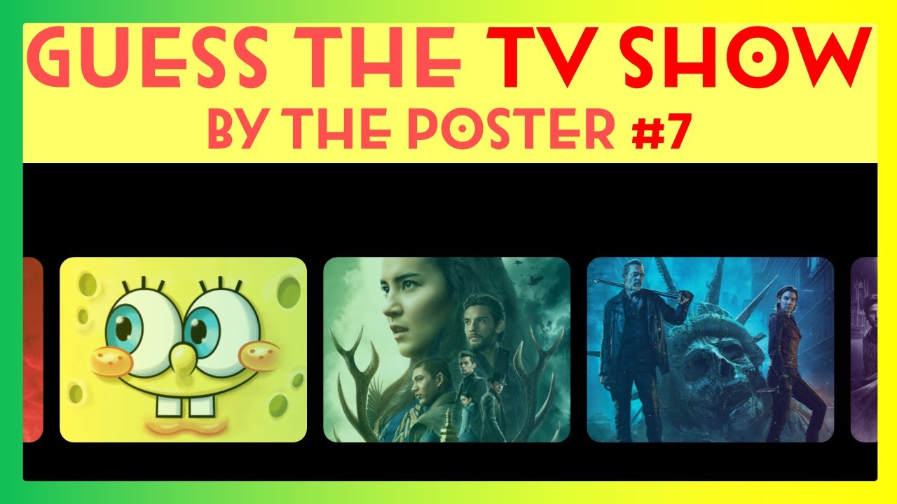 Guess the TV Show by the Poster! #7 | Can you name all 50?