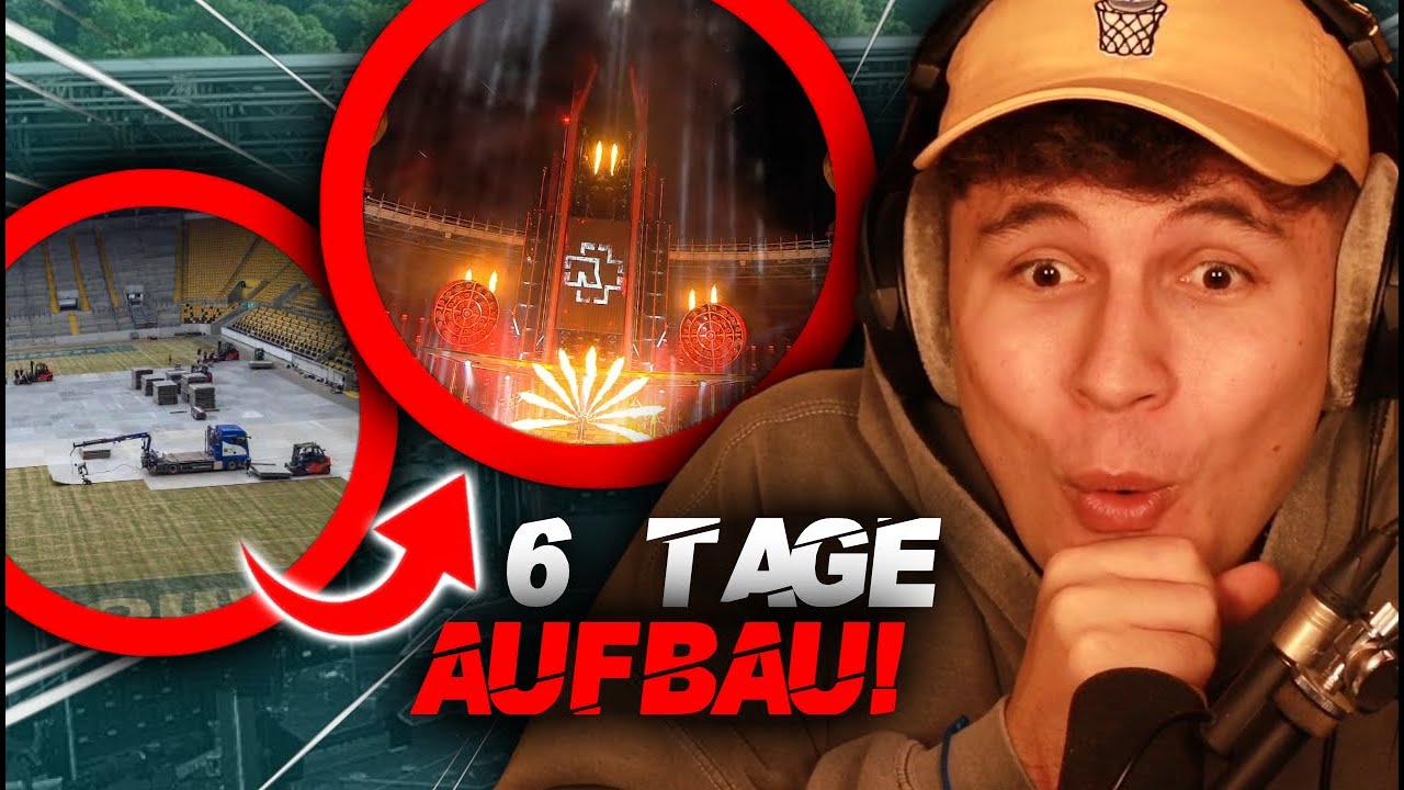 DAS ist GEISTESKRANK😱!!!...Reaktion : Rammstein - Europe Stadium Tour (Time Lapse) | PtrckTV
