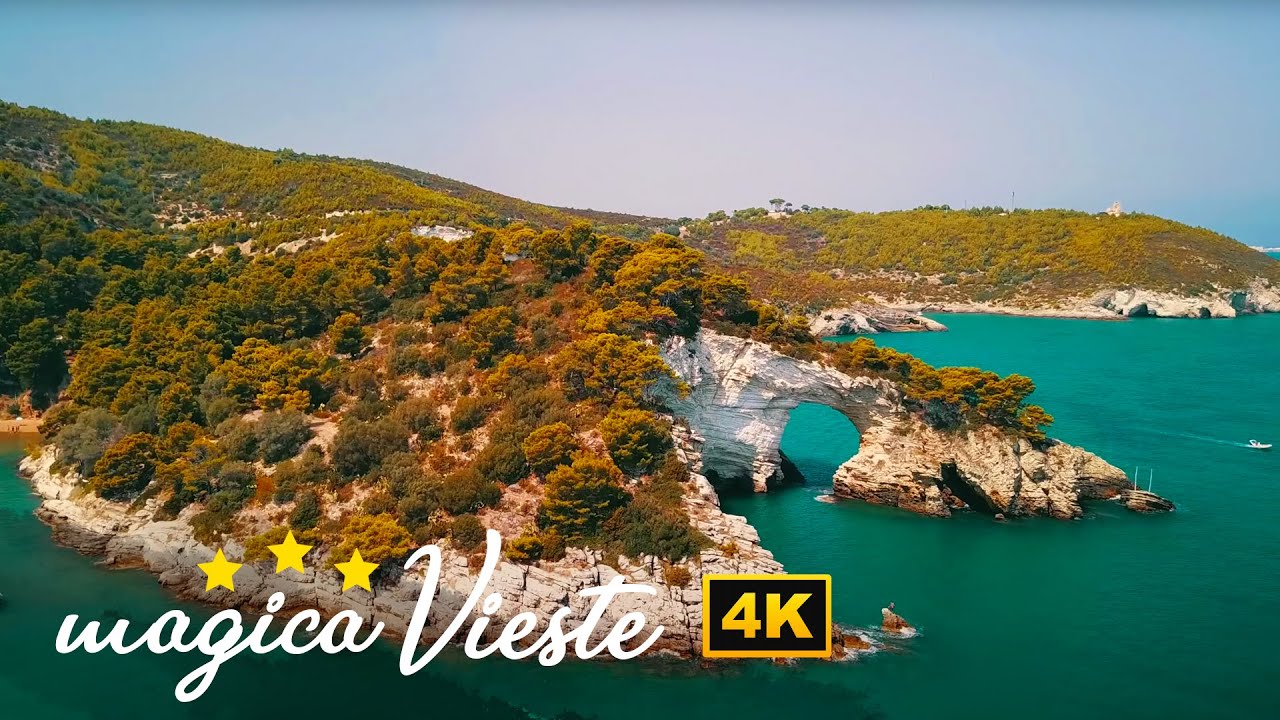 Vieste Puglia Gargano lungomare spiaggia mare bandiera blu