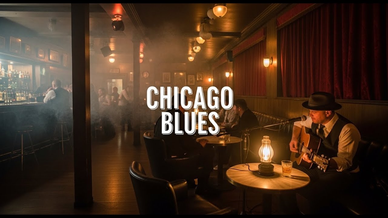 Chicago Blues Guitar Instrumental | Dark Slow Blues Immersion