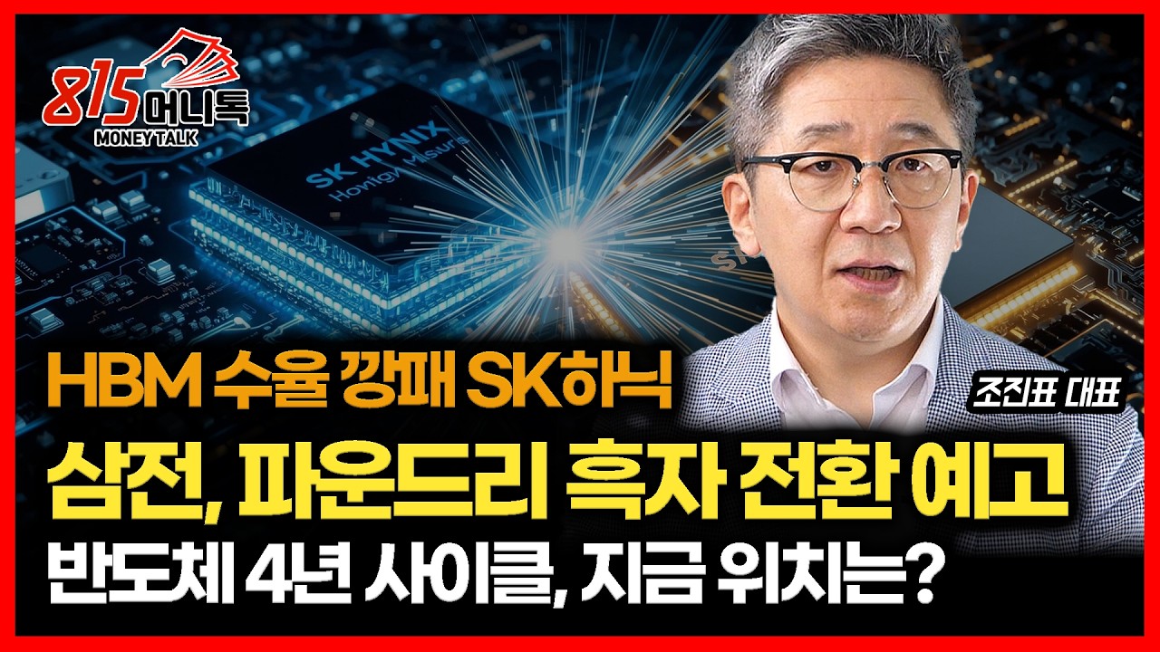 HBM 수율 85%의 위엄 SK하이닉스, 파운드리 흑자 전환 예고 된 삼성전자.. 지금이 고점일까?ㅣ경제원탑 조진표 대표