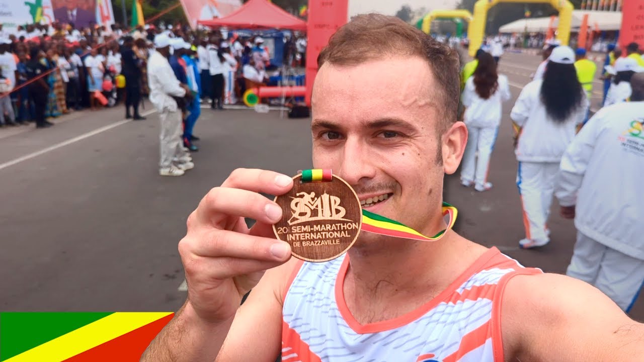 J'ai participé au semi-marathon de Brazzaville au Congo 🇨🇬