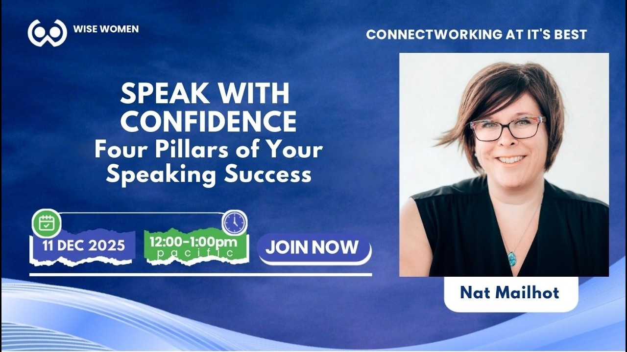 Wise Women ConnectWorking  - Speak With Purpose: How to Share Your Story, Your Work & Your Impact
