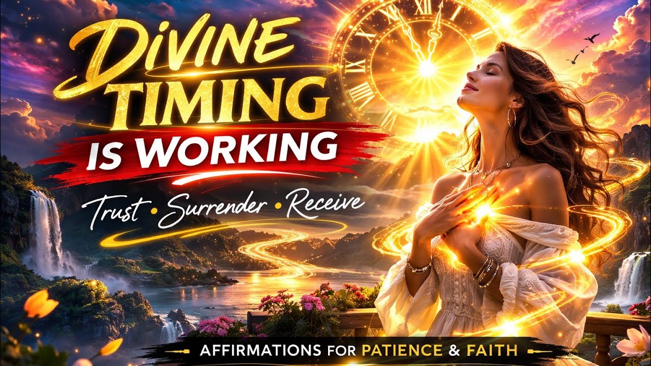 Divine Timing Affirmations: Trust, Surrender & Patience (Law of Attraction Song)