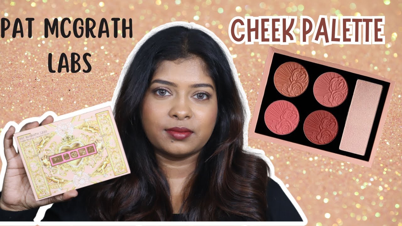 PAT MCGRATH LABS Divine Blush + Glow Cheek Palette Nude Venus | Review & Swatches | Indian Skin Tone