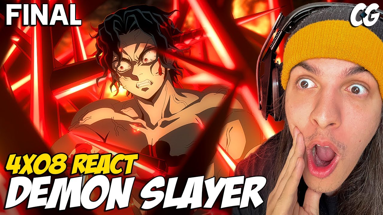 FINAL ÉPICO!! MUZAN VS HASHIRAS!! - React Demon Slayer EP 8 temporada 4 | Kimetsu No Yaiba