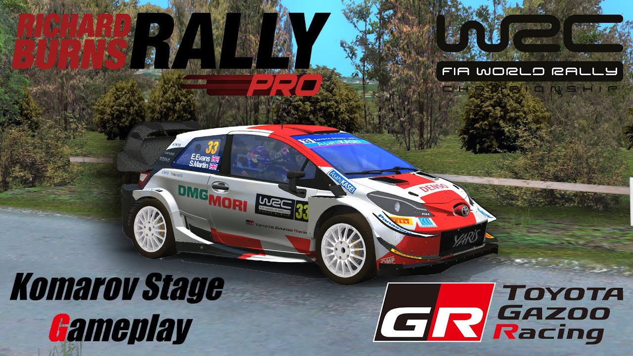 RBRPro Komarov Stage Gameplay Toyota WRC Overlay